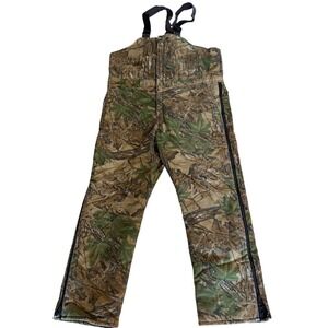 Vintage Walls‎ Blizzard Pruf Overalls XLT Quilted Insulated Camo Camouflage Bibs